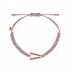 Valentina Ferragni Kate Sparkling Pink Anklet Bracelet DVF-CAV-05
