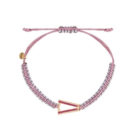 Valentina Ferragni Kate Sparkling Pink Anklet Bracelet DVF-CAV-05