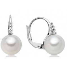Miluna Ohrringe mit Perlen und Diamanten - PER2543