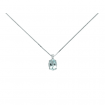 Miluna Halskette mit Aquamarin und Diamanten - CLD4135
