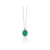 Miluna Necklace with Emerald and Diamonds - CLD4101