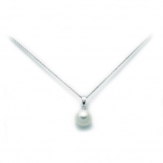 Miluna necklace in gold with Pearl Pendant - PCL5497
