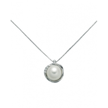 Collana Miluna Perle con perla, oro e diamanti PCL5747