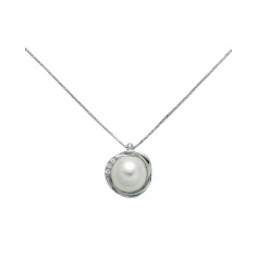Miluna Perle Halskette mit Perle, Gold und Diamanten PCL5747