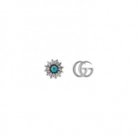 Gucci women's earrings with flower and double G