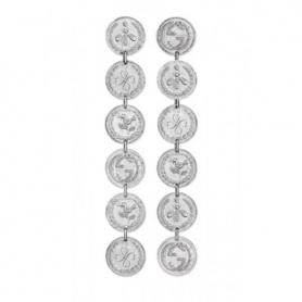 Gucci Coin pendants earrings in silver YBD43348700100U