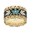 Gucci Icon Ring in Gold mit Blumenmotiv - YBC479370001015