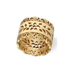 Gucci Icon Blooms durchbohrter Ring aus Gelbgold YBC554647001017