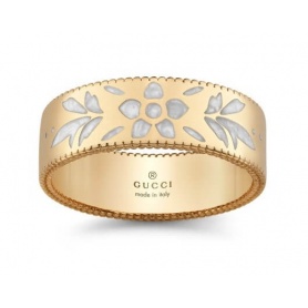 Gucci Icon Blooms medium ring in rose gold - YBC434525002017