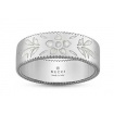 Gucci Icon Blooms Mittelgroßer Ring aus Weißgold - YBC434525003016