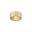 Gucci Icon Blooms breiter Ring aus Gelbgold - YBC434526001017