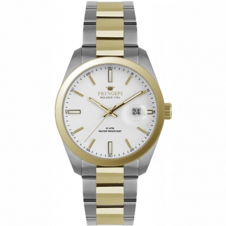 Pryngeps two-tone gold and steel watch - A1071 / B