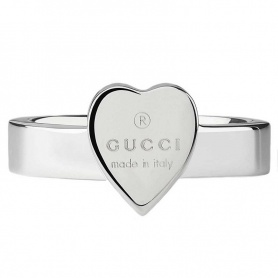 Anello Gucci con cuore in argento - YBC223867001018
