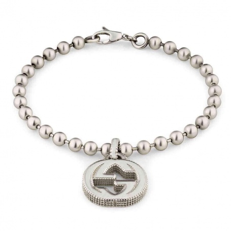 Boule bracelet and Gucci Interlocking charms YBA479226001017