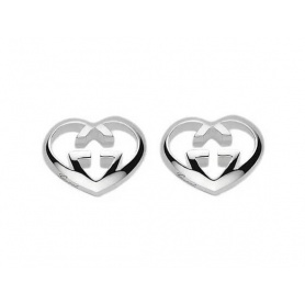 Gucci Heart Britt earrings in silver - YBD24657300100U
