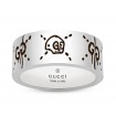 Gucci Ghost 9mm silver band ring - YBC4553180010