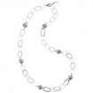 Giovanni Raspini woman necklace Chain and hammered spheres