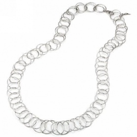 Chanel necklace Giovanni Raspini chain with double rings