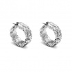 Giovanni Raspini Petra circle earrings in silver GR11147