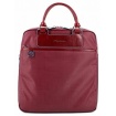 Piquadro expandable briefcase with two red Aki handles - CA2911AK / R