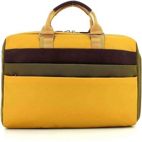 Piquadro briefcase in yellow Orinoco PC fabric - CA3983S87 / G