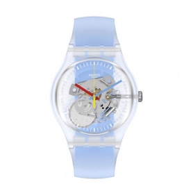 Swatch New Gent Watches - Clearly Blue Striped - SUOK156