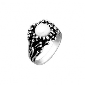 Raspini Anemone small ring with pearl GR11267 / 14