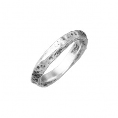 Raspini Tiny men's hammered silver ring GR11221 / 22