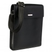 Dupont men's leather bag with shoulder strap, black - 074504