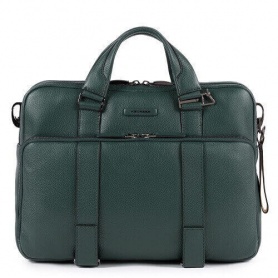 Piquadro green briefcase with two handles for Ipad - CA4896MOS / VE
