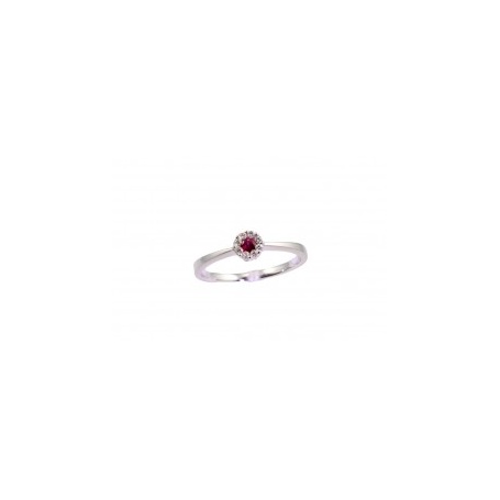 Ring with Ruby and Diamonds Giorgio Visconti - ABX15041R