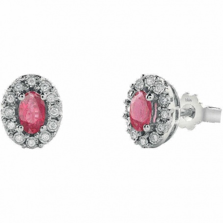 Bliss Regal earrings with Ruby and diamonds - 20085215