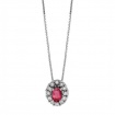 Bliss Regal necklace with Ruby and diamonds - 20085213