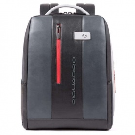 Piquadro Urban Rucksack für PC und Ipad grau und schwarz CA4841UB00 / GRN