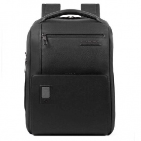 Piquadro Akron backpack Ipad holder black leather CA5105AO / N