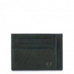 Piquadro Blue Square Spezieller grüner Kartenhalter PP2762B2SR / VE