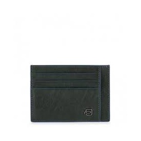 Piquadro Blue Square Spezieller grüner Kartenhalter PP2762B2SR / VE