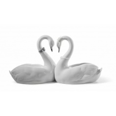 Lladrò Sculpture Swans Love without end - 01007049