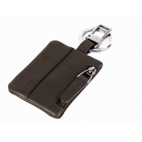 Piquadro Black Square keychain brown leather PC4821B3 / TM