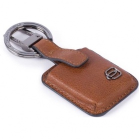 Piquadro Black Square keychain leather leather - AC3954B3 / CU