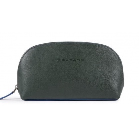 Piquadro Black Square clutch bag green leather - AC5470B2S / VE