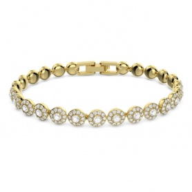 Swarovski Angelic women's golden tennis bracelet - 5505469