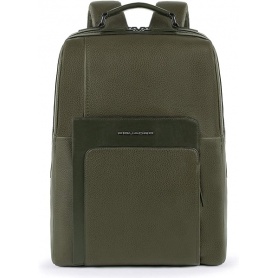 Piquadro Feels laptop backpack olive green CA4609S97 / VE