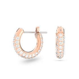 Swarovski Stone rosè circle earrings - 5446008
