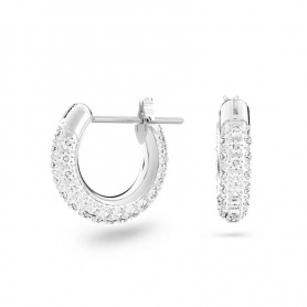 White Swarovski Stone circle earrings - 5446004