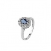 Bliss Regal ring with Sapphire and Diamonds - 20085150