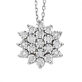 Bliss Elisir necklace in white gold and diamonds 20067364