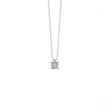 Bliss Rugiada necklace in white gold and diamond 20069880