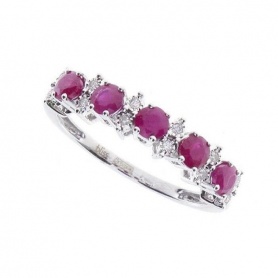 Eternity Bliss Rugiada Colors Ruby and Diamonds - 20091475