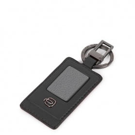 Piquadro Akron Schlüsselanhänger aus schwarzem Leder - PC5119AO / N